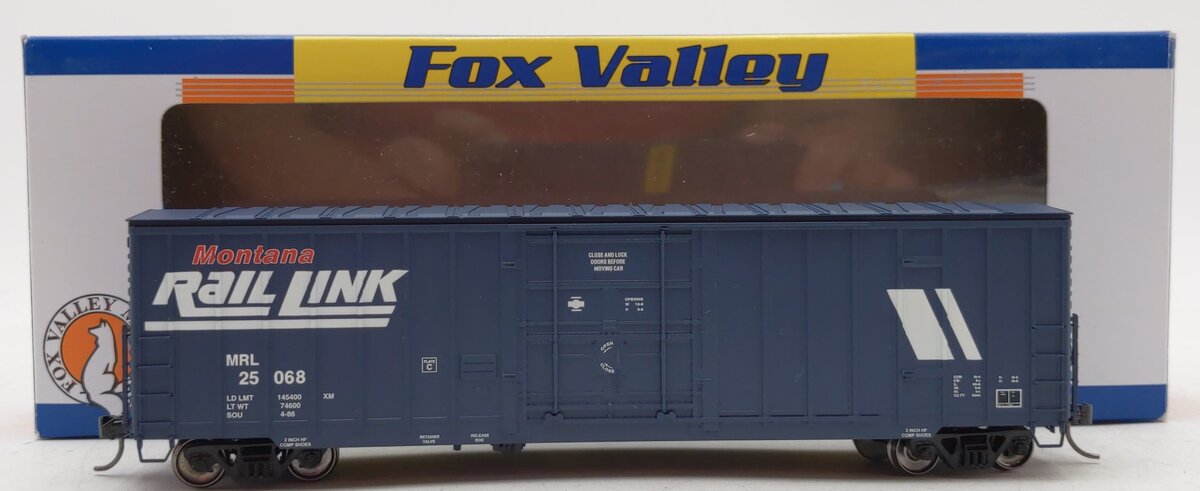 Fox Valley Models 30246 HO Montana Rail Link 7 Post Box (Wedge) #25068
