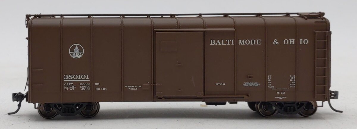 Fox Valley Models 30313 HO Scale Baltimore & Ohio M-53 Wagontop Box Car #380101