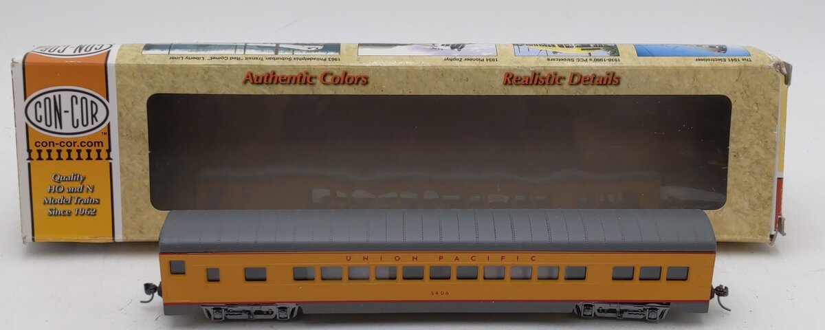 Con-Cor 0001-000901-1 HO Union Pacific 72' Passenger Car R.T.R. Coach #5406