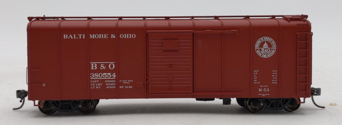 Fox Valley Models 30317 HO Scale B&O M-53 Boxcar #380554