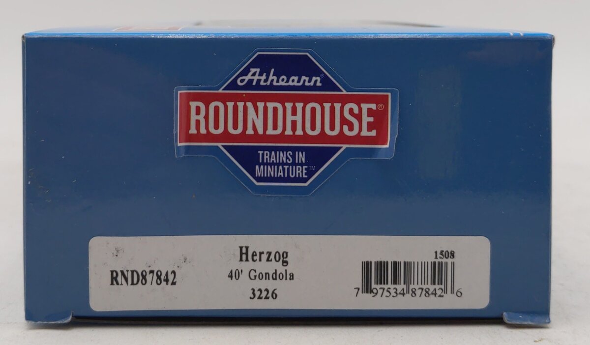 Roundhouse 87842 HO Herzog 40' Gondola #3226