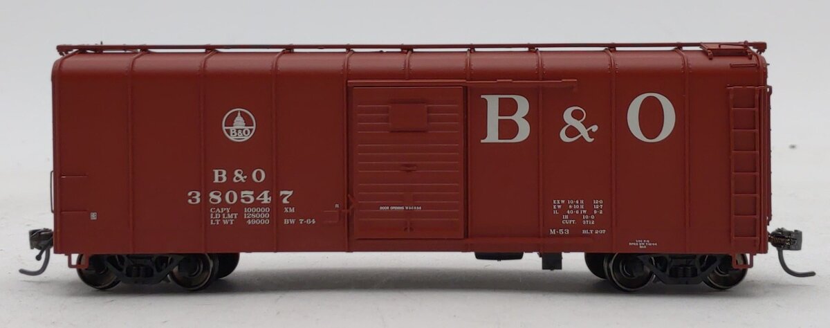 Fox Valley Models 30320 HO B&O Cap Dome Bill Wagontop/Young Door Box Car #380547