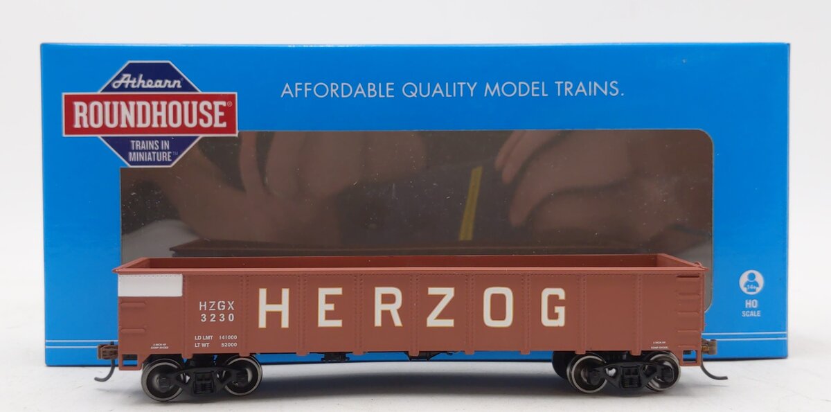 Roundhouse 87843 HO Herzog 40' Gondola #3230