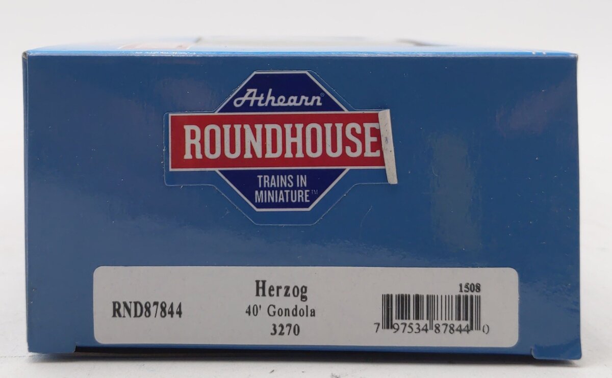 Roundhouse 87844 HO Herzog 40' Gondola #3270