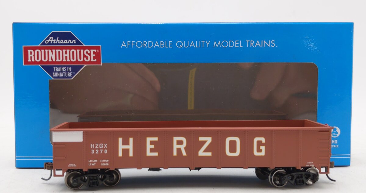 Roundhouse 87844 HO Herzog 40' Gondola #3270