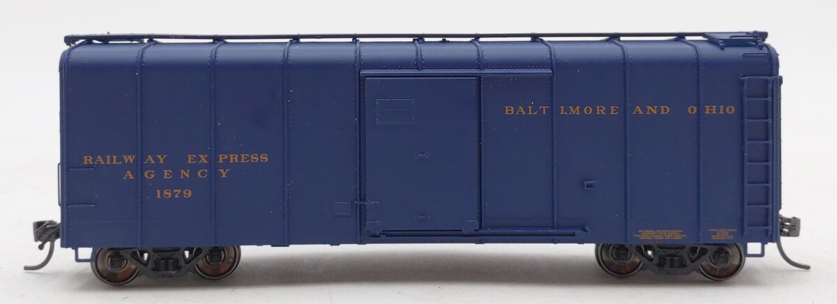 Fox Valley Models 30322 HO Scale B&O Wagontop Flat Dr C-16 Express Box Car #1879