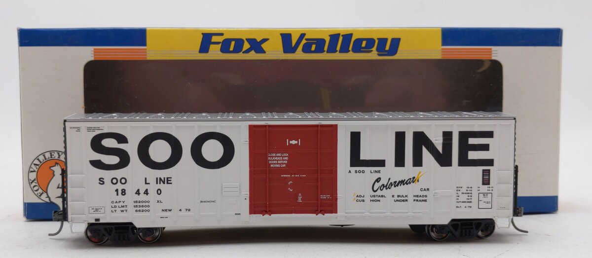 Fox Valley Models 30029 HO SOO 7 Post BOXCAR #18440