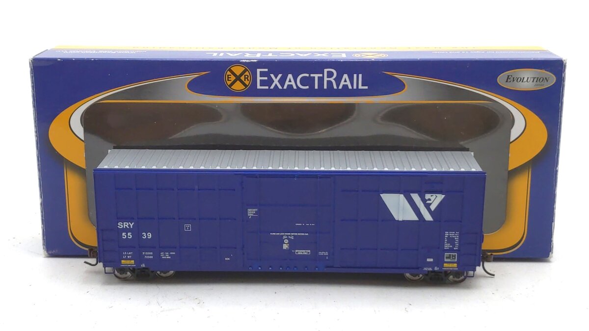 ExactRail EE-1404-3 HO Scale Southern Railway SRY 6275 Cu. Ft. Box Car #5539 LN/Box