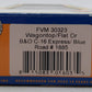 Fox Valley Models 30323 HO Scale B&O Wagontop Flat Dr C-16 Express Box Car #1885