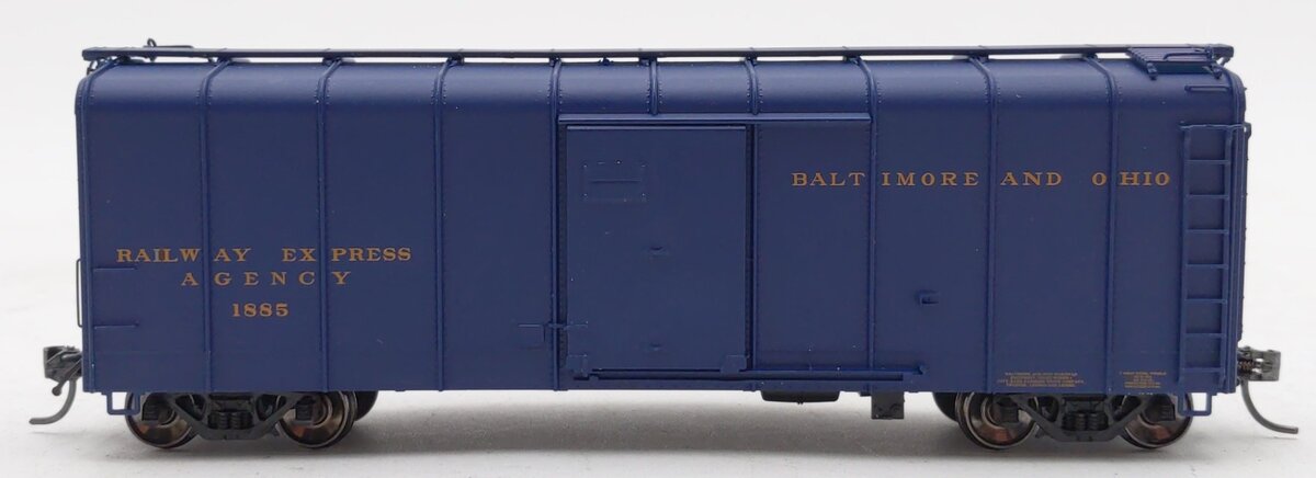Fox Valley Models 30323 HO Scale B&O Wagontop Flat Dr C-16 Express Box Car #1885