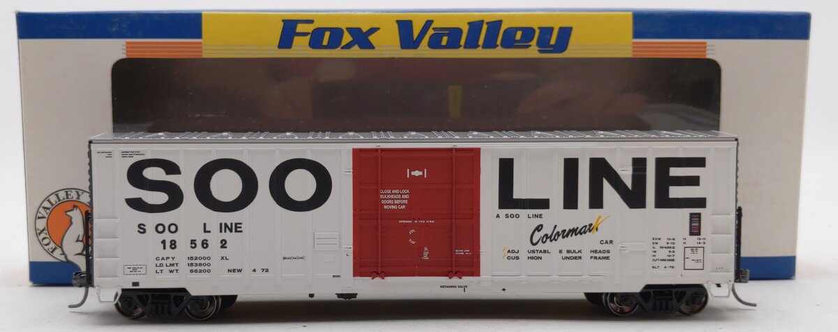 Fox Valley Models 30032 HO SOO 7 Post Boxcar #18562
