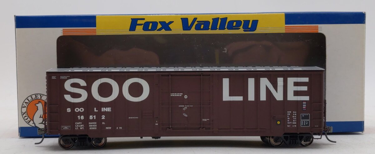 Fox Valley Models 30201 HO SOO 7 Post Box Car #16512
