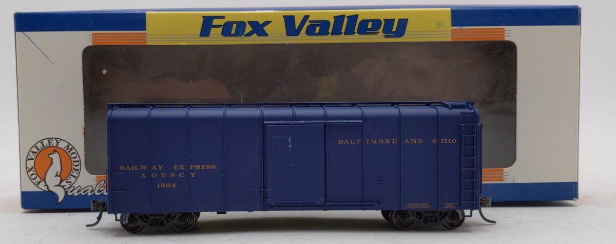 Fox Valley Models 30324 HO Scale B&O Wagontop/Flat Dr C-16 Express Box Car #1894