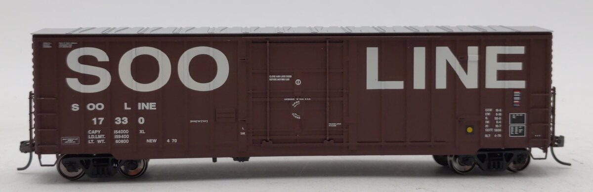 Fox Valley Models 30202 Ho SOO 7post BOXCAR #17330