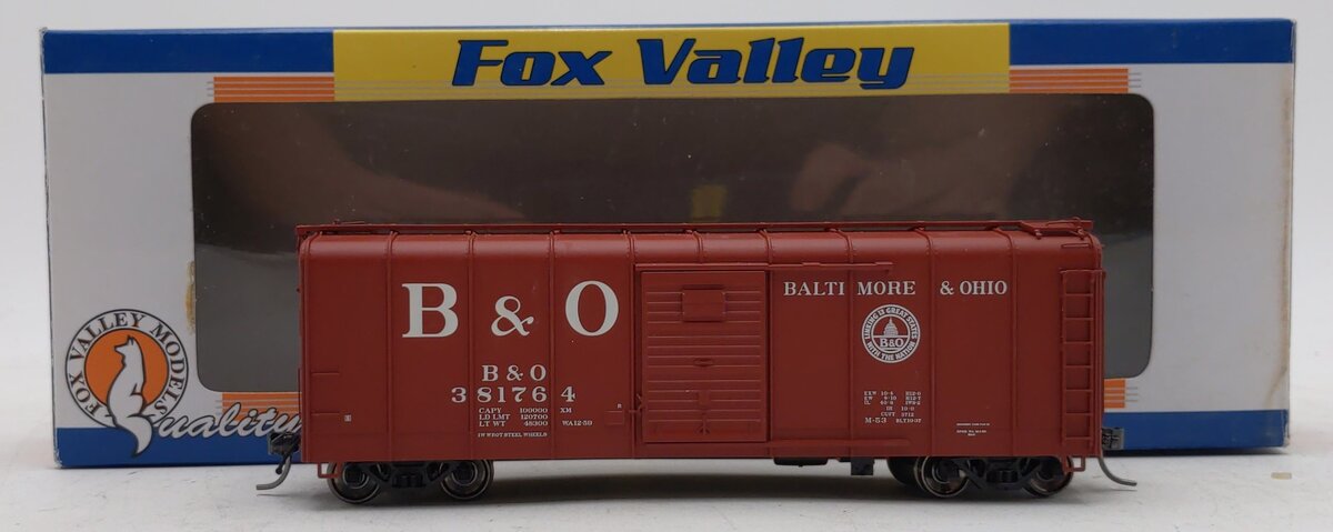 Fox Valley Models 30328 Boxcar Baltimore & Ohio Billboard #381764