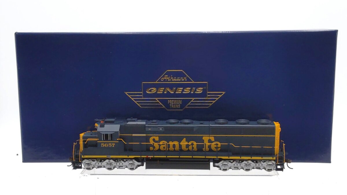 Athearn G65809 HO Santa Fe SD45-2 Diesel Locomotive with DCC & Sound #5657