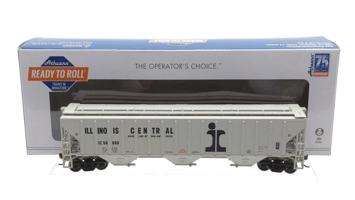 Athearn 18784 HO Illinois Central RTR PS 4740 Covered Hopper #56800