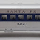 Lionel 6-27775 O Gauge Santa Fe Coach Passenger Car #2414 LN/Box
