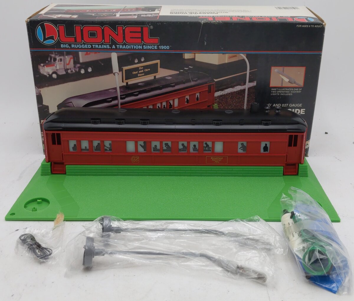 Lionel 6-12802 O Roadside Diner w/Smoke & Lights NIB