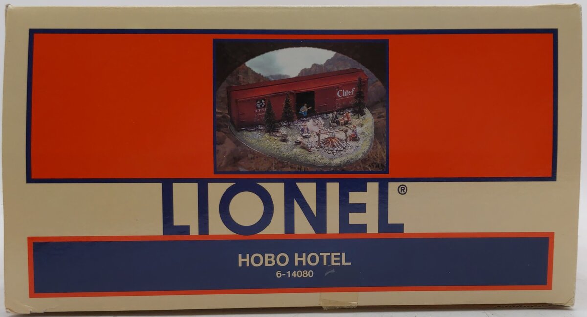 Lionel 6-14080 O Gauge Operating Hobo Hotel LN/Box