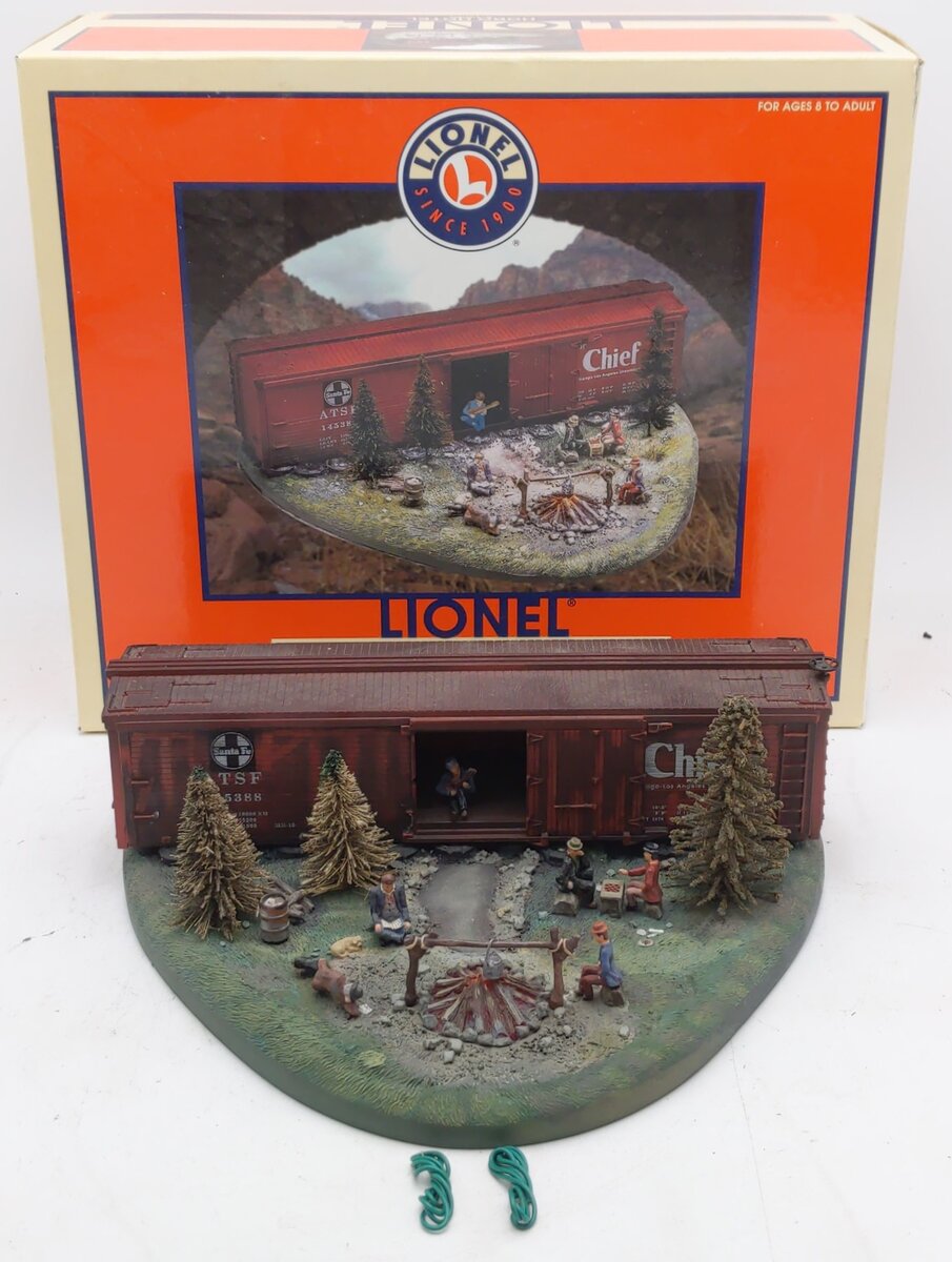 Lionel 6-14080 O Gauge Operating Hobo Hotel LN/Box