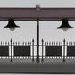 Lionel 6-12943 157 Illuminated Grey w/Brown Roof Station Platform