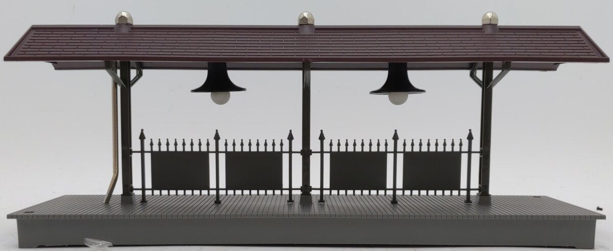 Lionel 6-12943 157 Illuminated Grey w/Brown Roof Station Platform