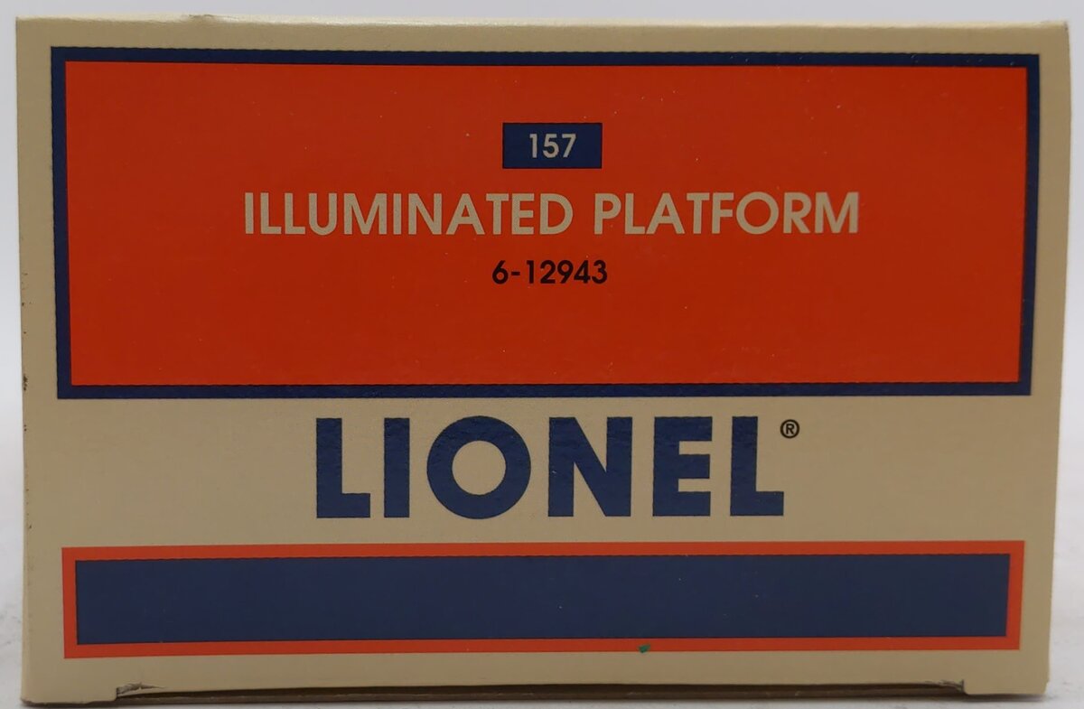 Lionel 6-12943 157 Illuminated Grey w/Brown Roof Station Platform