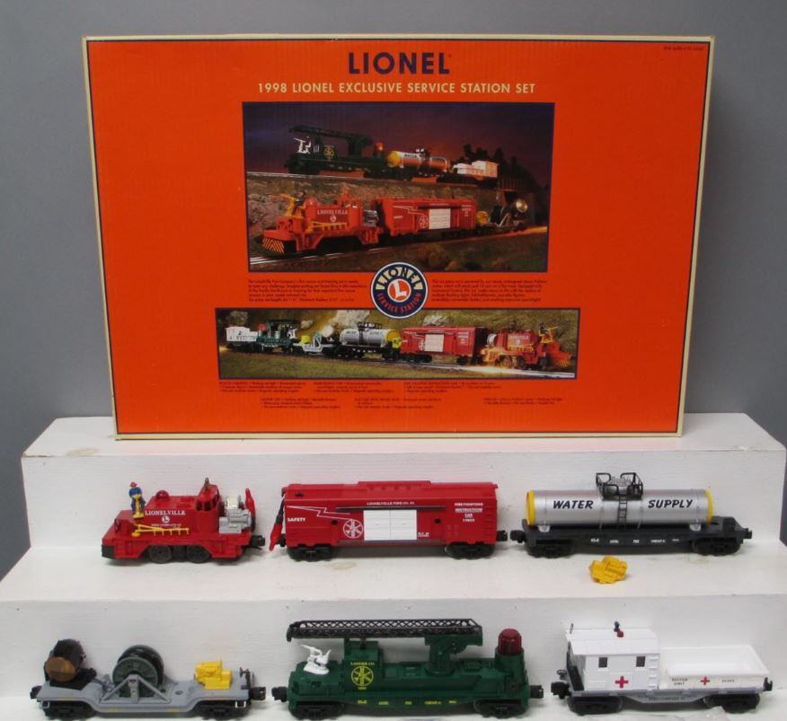 Lionel 6-21753 O Gauge 1998 Exclusive Service Station Train Set NIB