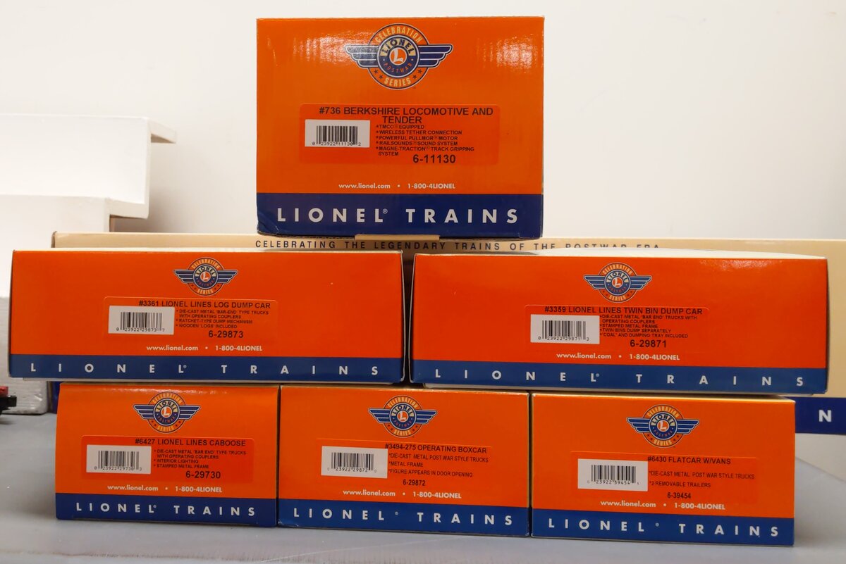 Lionel 6-31757 O Gauge PWC Berkshire Steam Freight Train Set #2289WS