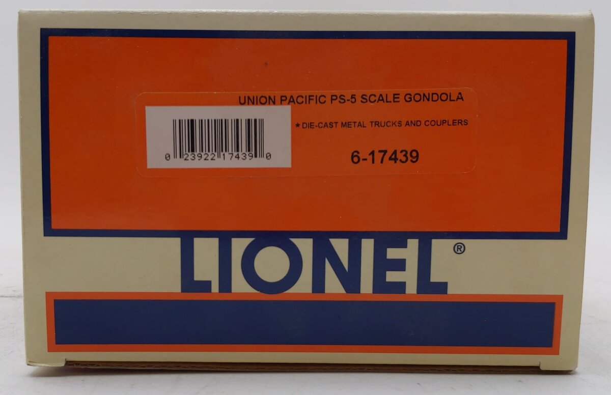 Lionel 6-17439 O Gauge Union Pacific PS-5 Scale Gondola #229606 LN/Box