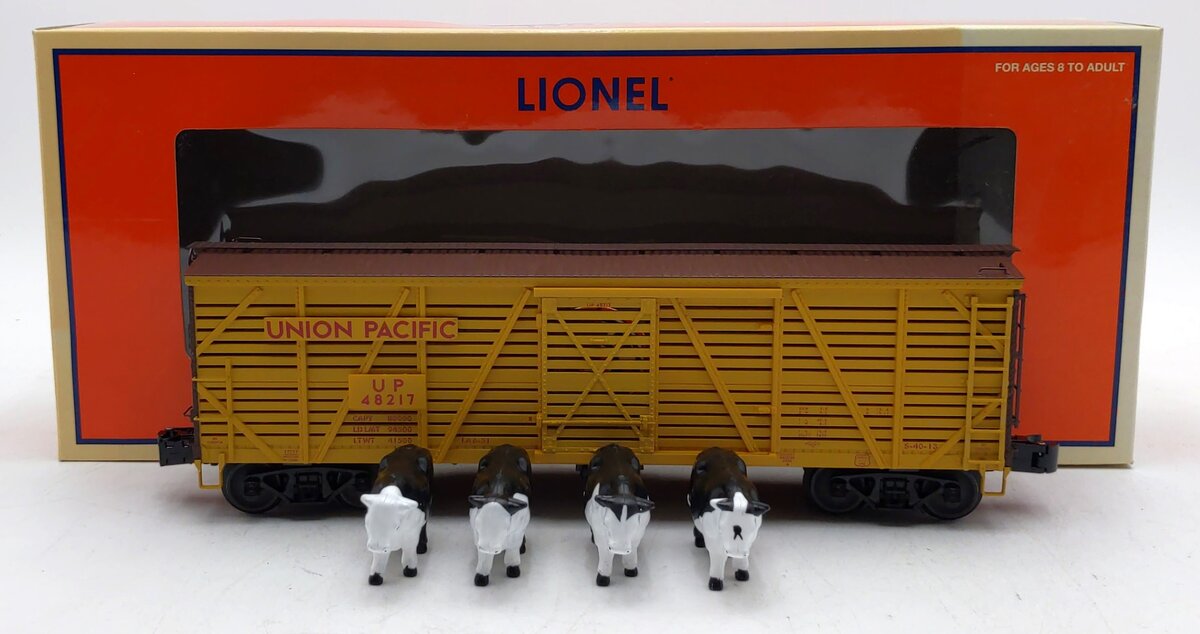 Lionel 6-17717 O Gauge Union Pacific ACF 40-Ton Stock Car #48217