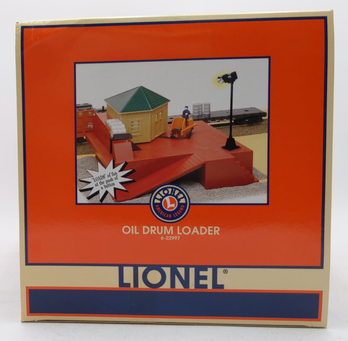 Lionel 6-22997 Operating Oil Drum Loader LN/Box