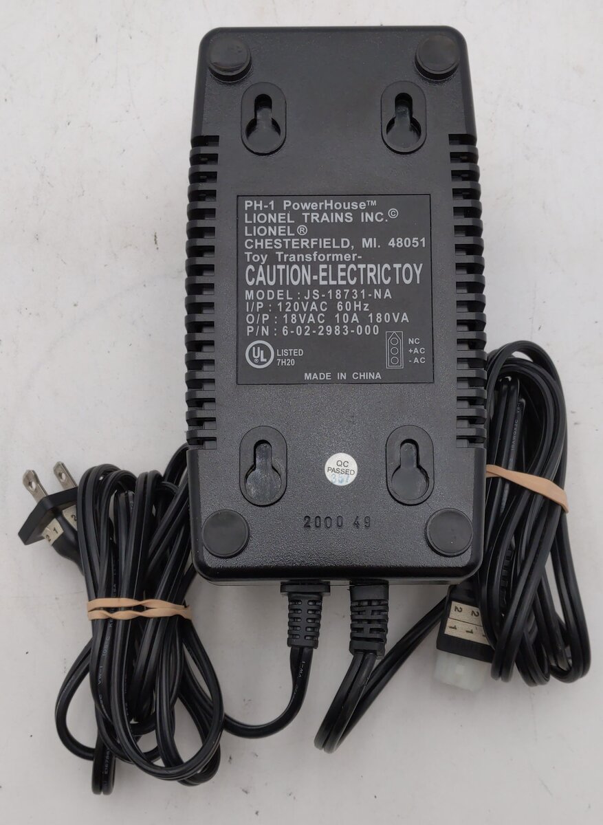 Lionel 6-18731 PH-1 Powerhouse Transformer EX