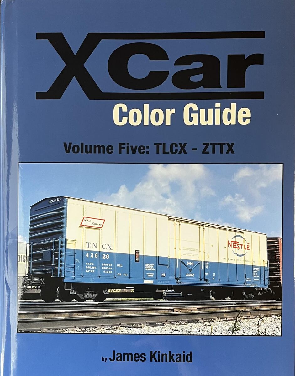 X Car Color Guide Vol 5: TLCX-ZTTX Hardcover Book By James Kinkaid EX
