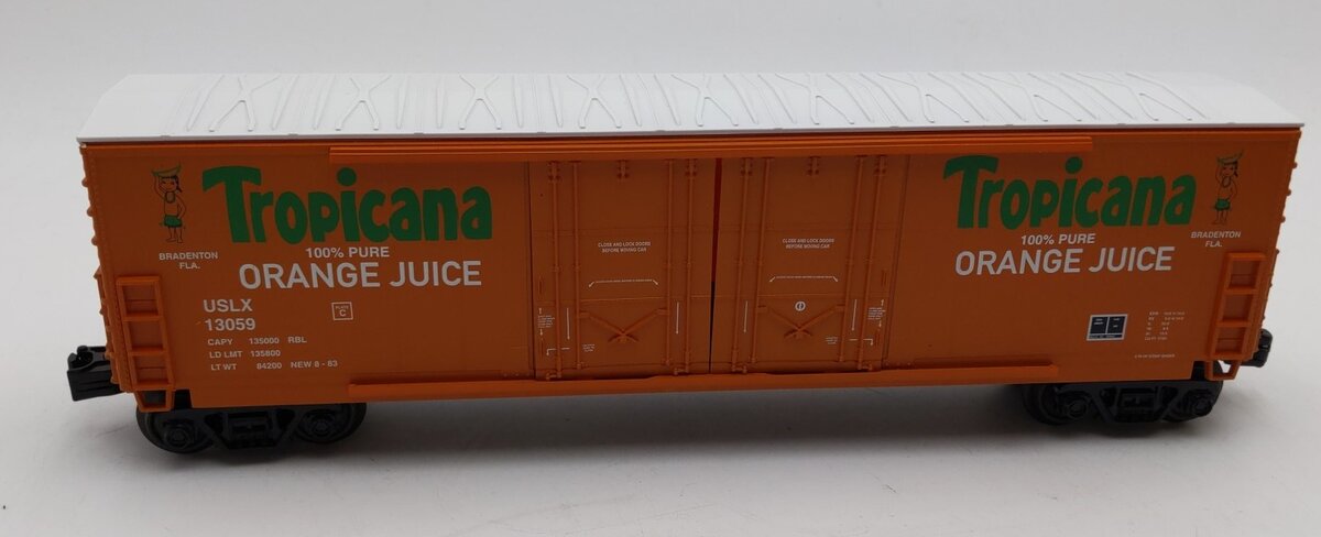 MTH 30-71097 O Tropicana 50’ Double Door Plugged Boxcar #13059