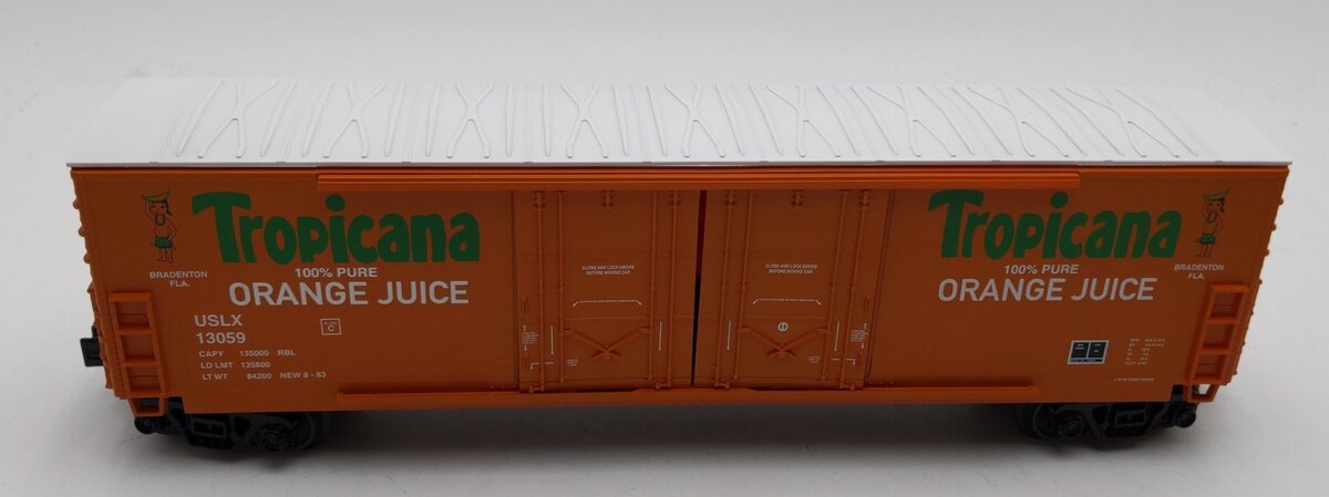 MTH 30-71097 O Tropicana 50’ Double Door Plugged Boxcar #13059