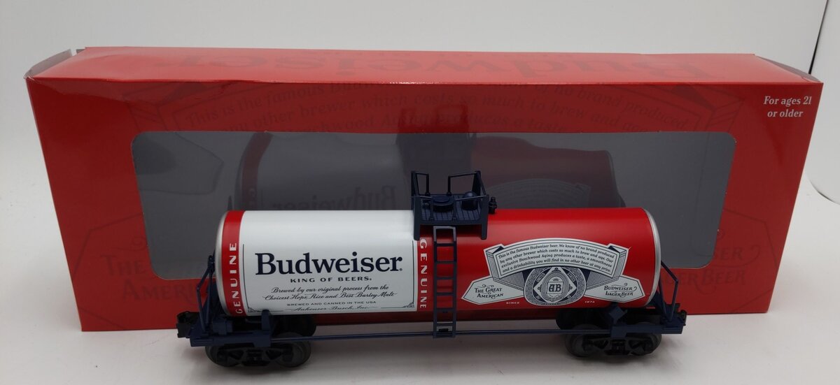 Lionel 2228320 O Budweiser Tank Car