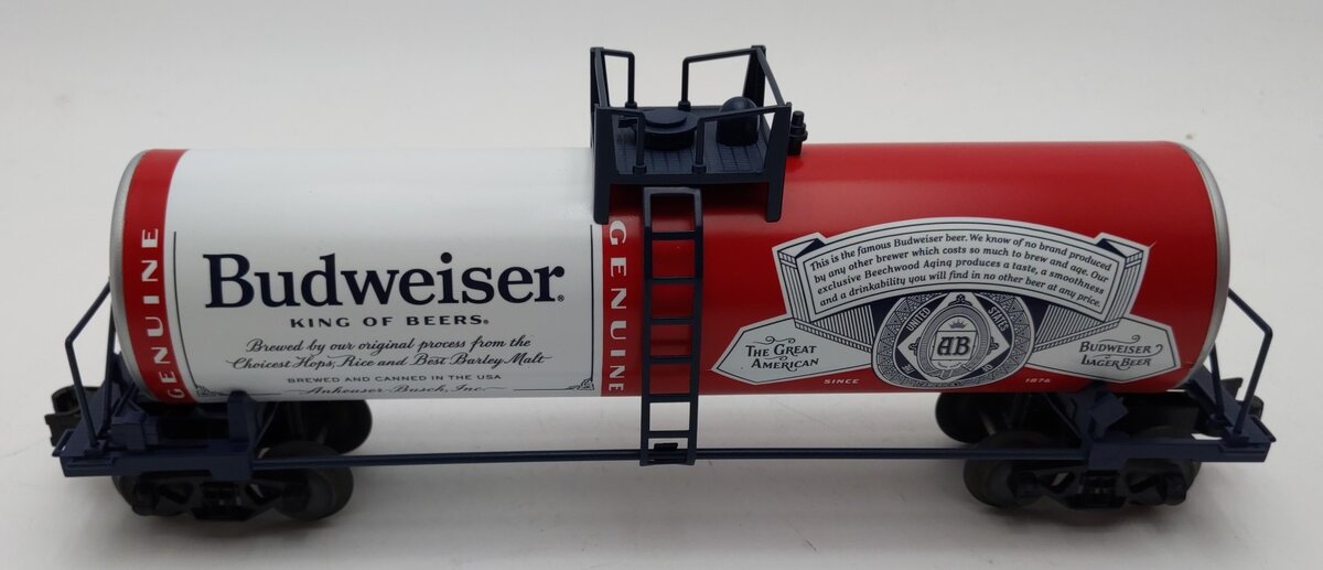 Lionel 2228320 O Budweiser Tank Car