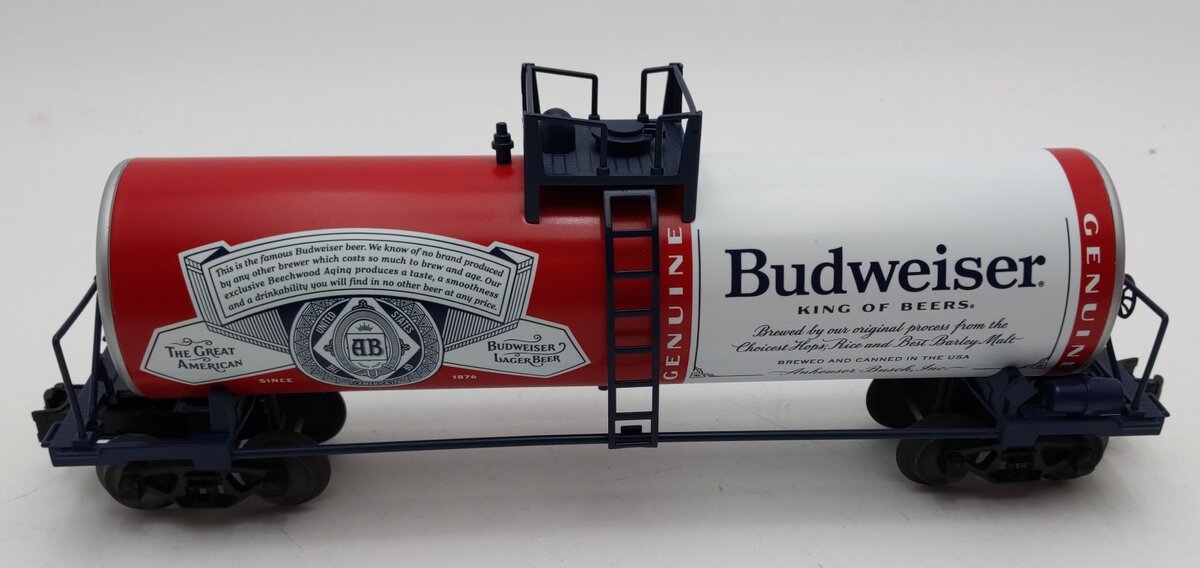 Lionel 2228320 O Budweiser Tank Car