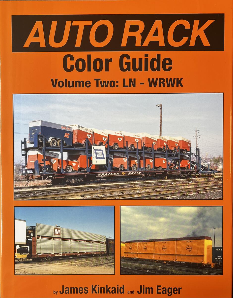 Auto Rack Color Guide Volume 2 Hardcover Book By James Kincaid, Jim Eager EX