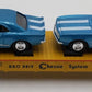 MTH 30-76792 O Chessie Flat Car with 2 1967 Camaros #8819