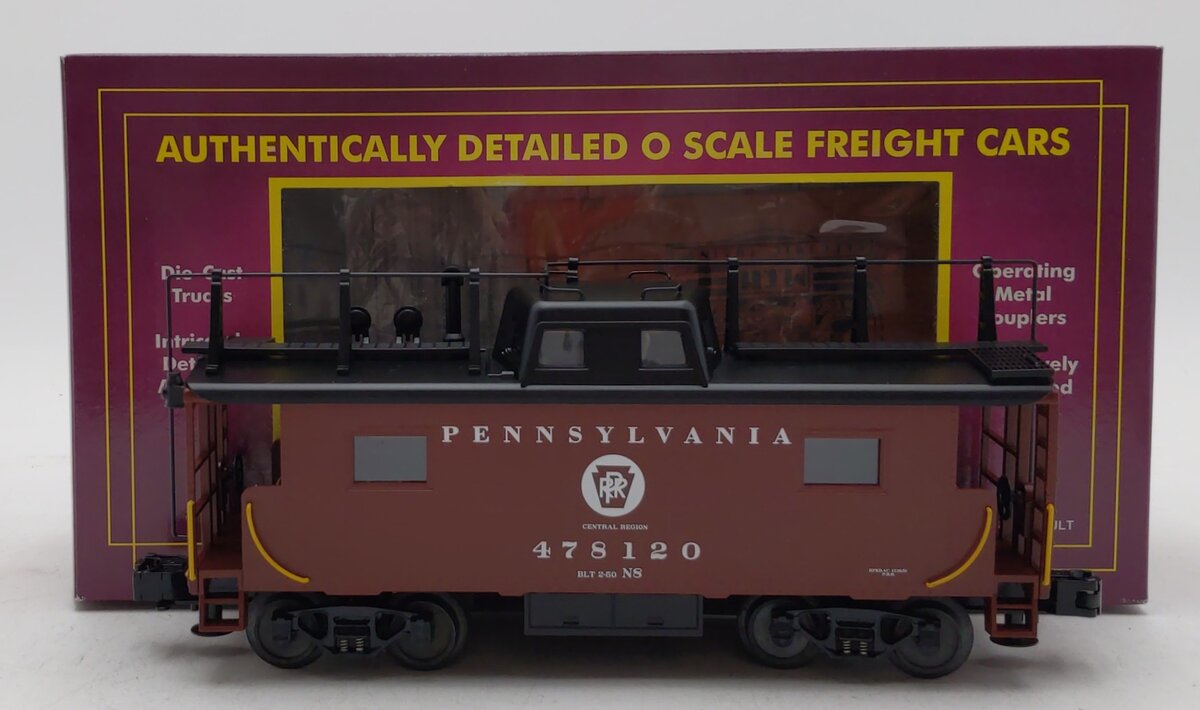 MTH 20-91113 Pennsylvania N-8 Illuminated Caboose #478120 LN/Box