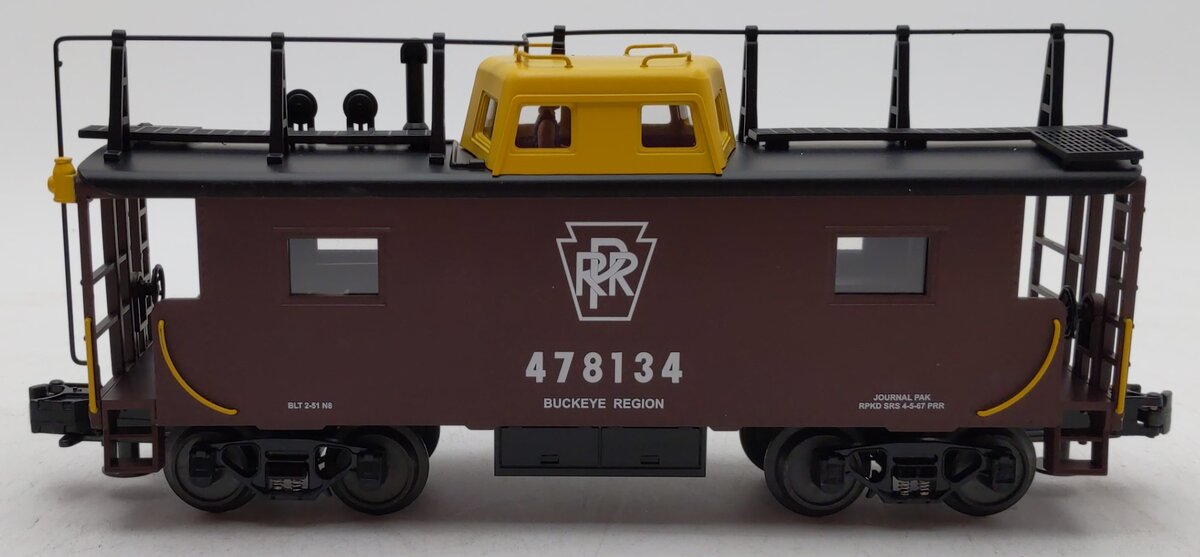 MTH 20-91049 O Gauge Pennsylvania N-8 Illuminated Caboose #478134 EX/Box