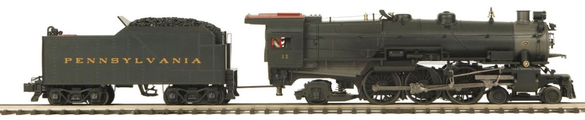 MTH 20-3295-1 O Gauge Pennsylvania RR 4-6-2 K4s Steam Locomotive #12 w/PS2