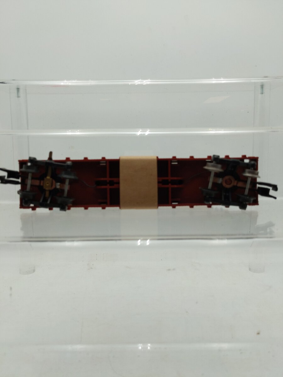 American Flyer 25058 S SP Lumber Unloading Flatcar with Pike Master Couplers EX
