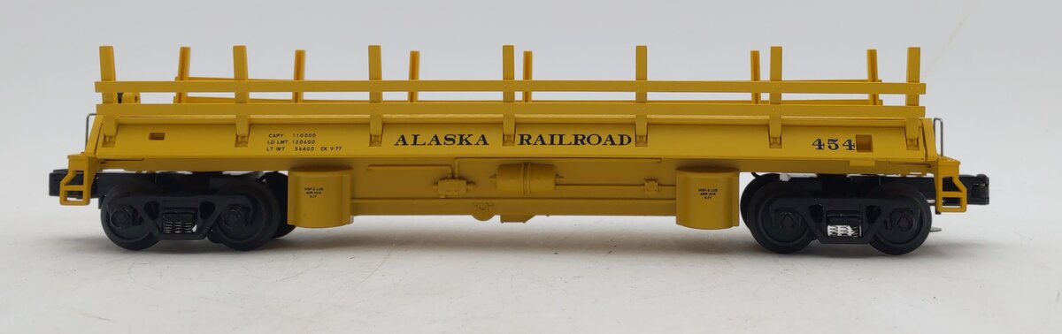 MTH 20-98326 O Gauge Alaska Operating Log Car #454 LN/Box