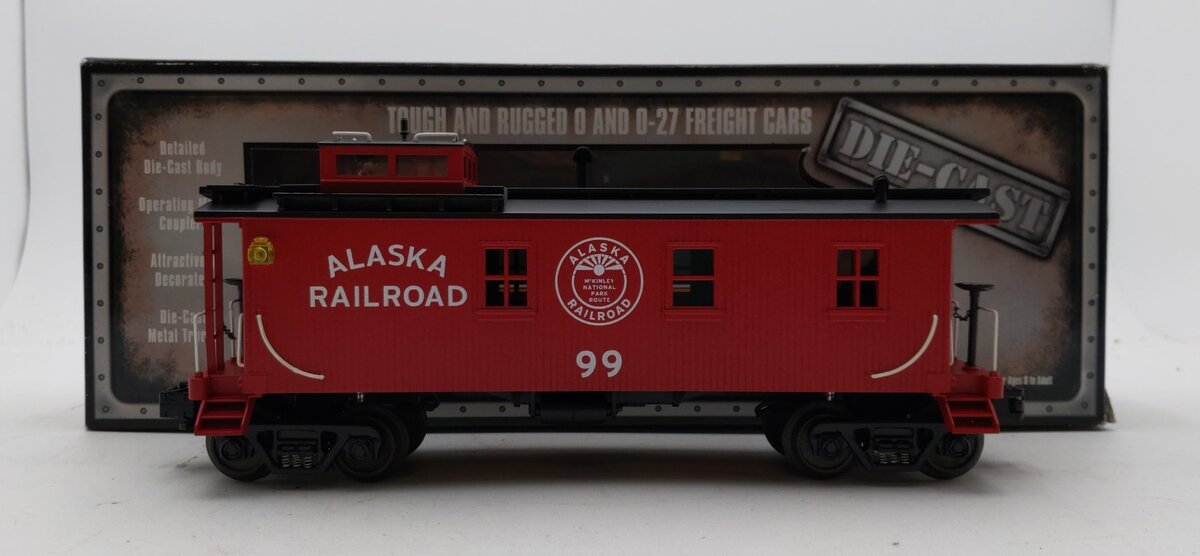 MTH 30-8504 O Gauge Alaska Railroad Die-Cast Caboose LN/Box