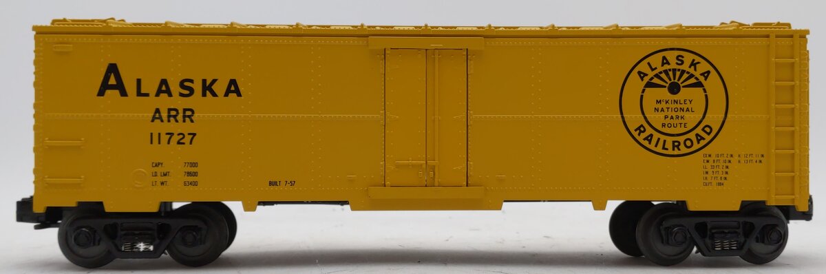MTH 30-7825 O Gauge Alaska Modern Reefer Car #11727 LN/Box