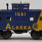 MTH 30-7752 O Gauge Alaska Railroad Illuminated Steel Caboose #1081 LN/Box